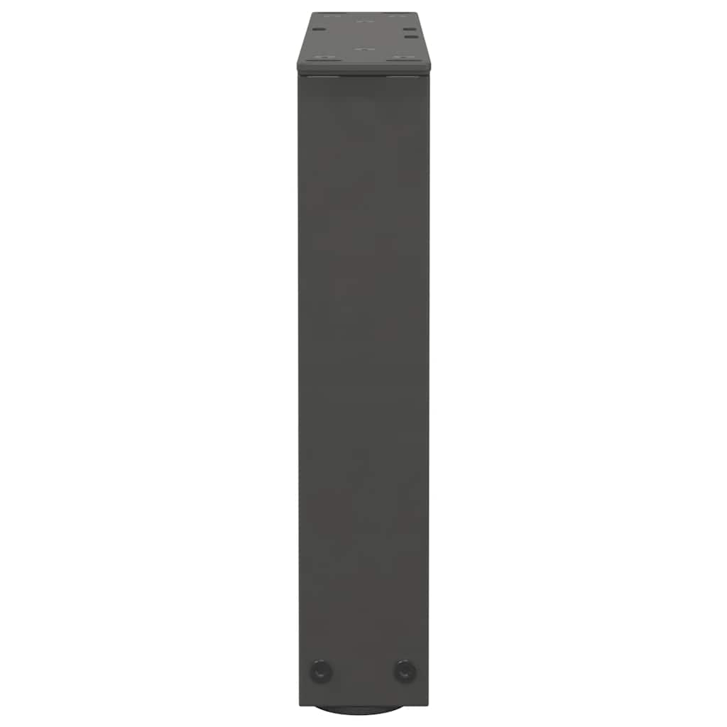 vidaXL Coffee Table Legs V-Shape 2 pcs Anthracite 40x(30-31.3) cm Steel