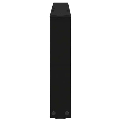 vidaXL Coffee Table Legs V-Shape 2 pcs Black 50x(30-31.3) cm Steel