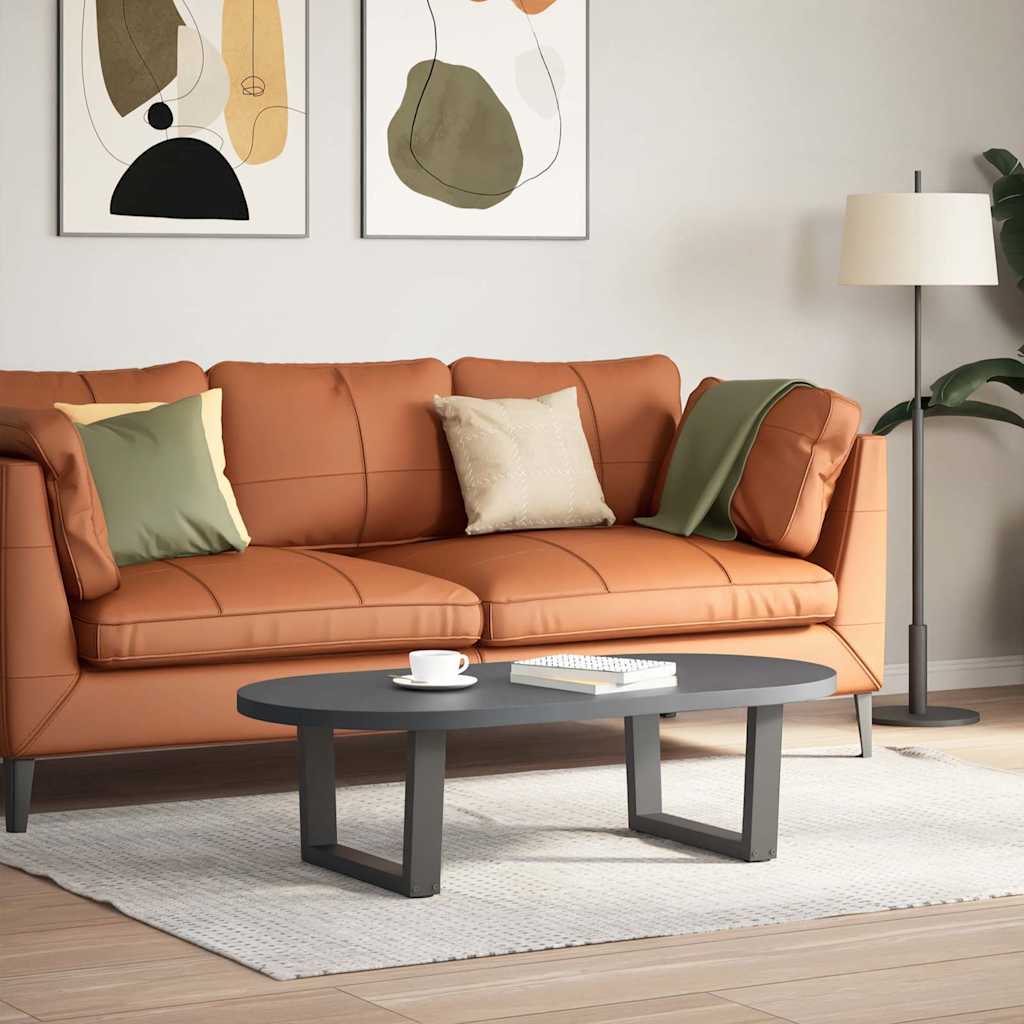 vidaXL Coffee Table Legs V-Shape 2 pcs Anthracite 50x(30-31.3) cm Steel