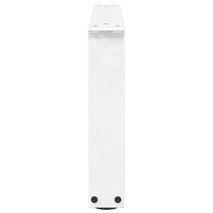 vidaXL Coffee Table Legs V-Shape 2 pcs White 60x(30-31.3) cm Steel