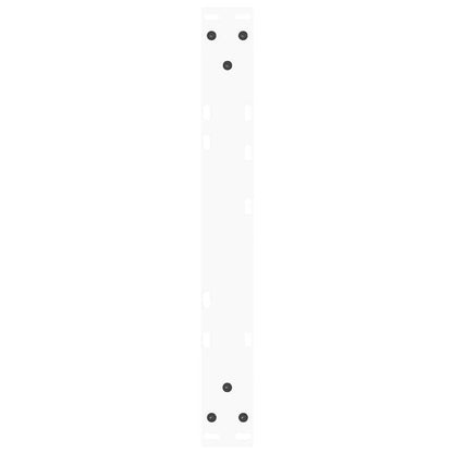 vidaXL Coffee Table Legs V-Shape 2 pcs White 60x(30-31.3) cm Steel
