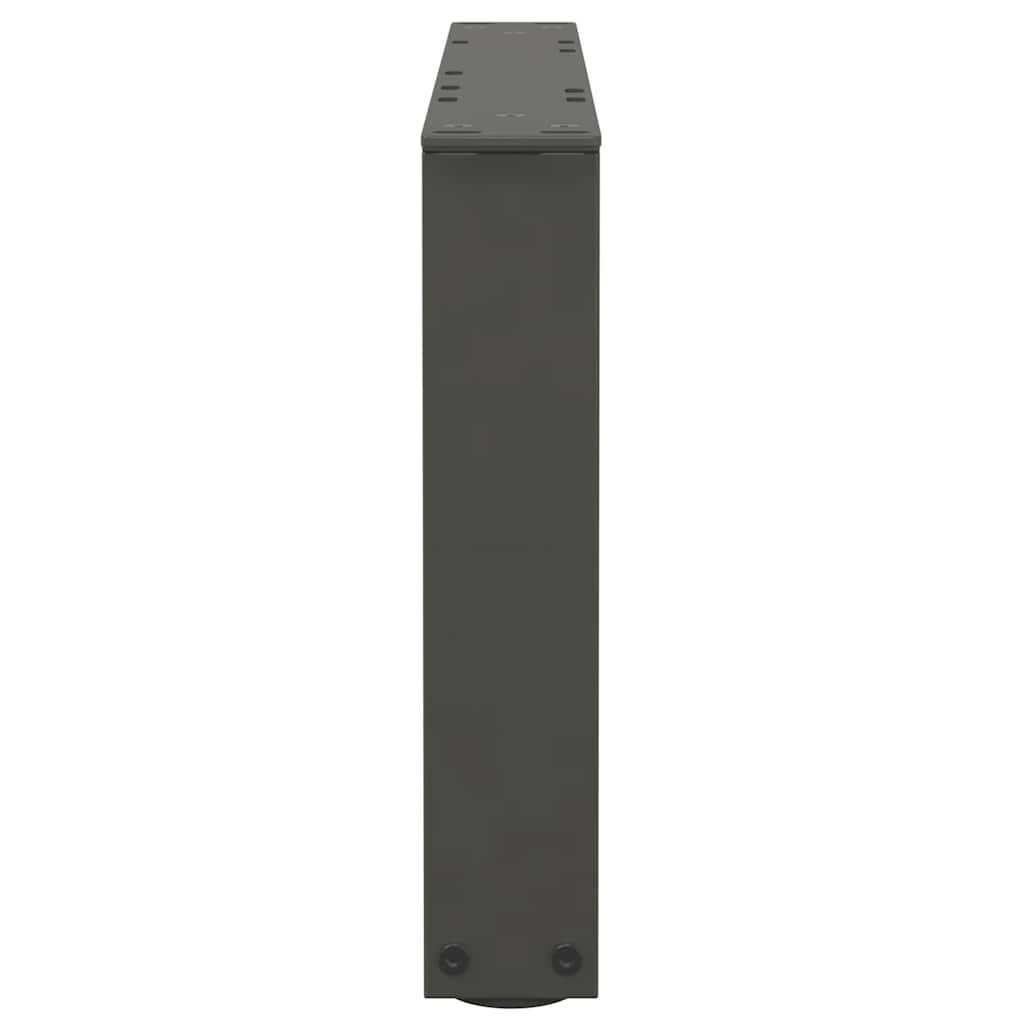vidaXL Coffee Table Legs V-Shape 2 pcs Anthracite 60x(30-31.3) cm Steel
