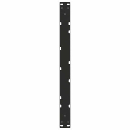 vidaXL Coffee Table Legs V-Shape 2 pcs Black 70x(30-31.3) cm Steel