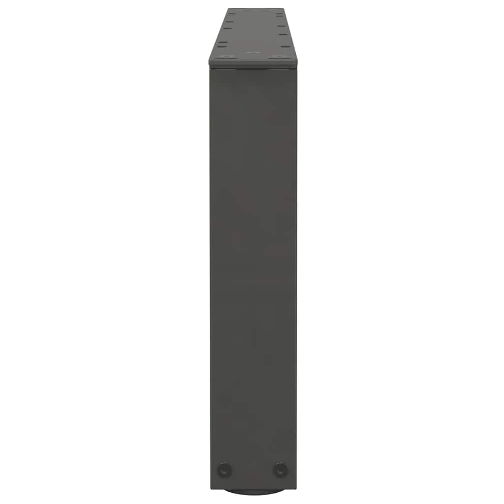vidaXL Coffee Table Legs V-Shape 2 pcs Anthracite 70x(30-31.3) cm Steel