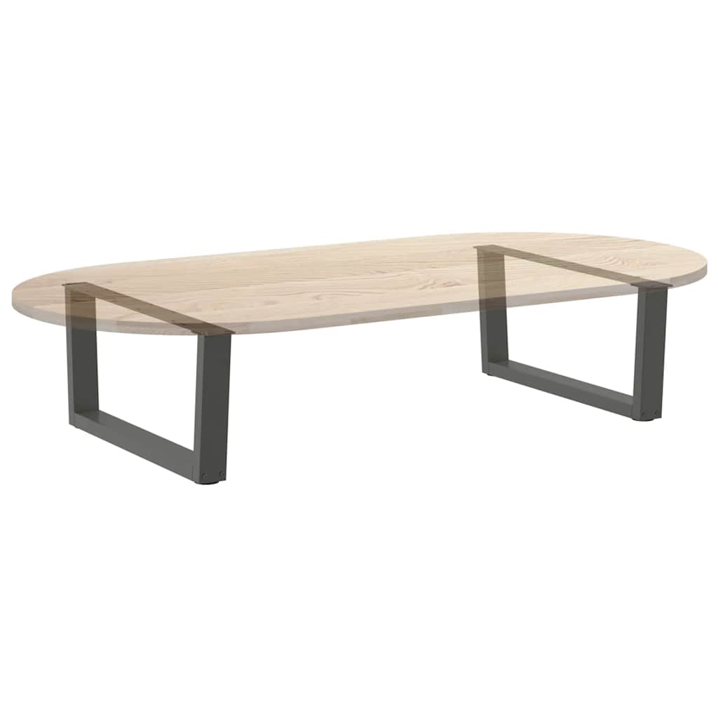 vidaXL Coffee Table Legs V-Shape 2 pcs Anthracite 70x(30-31.3) cm Steel