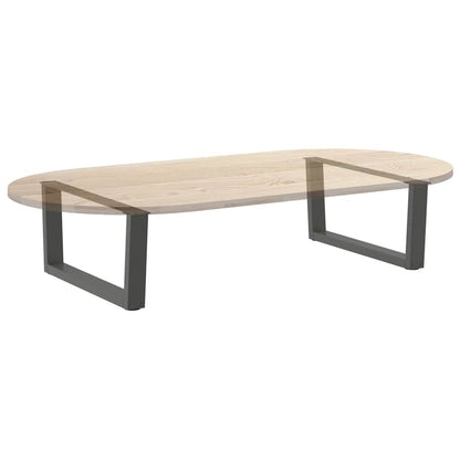 vidaXL Coffee Table Legs V-Shape 2 pcs Anthracite 70x(30-31.3) cm Steel
