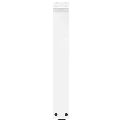 vidaXL Coffee Table Legs V-Shape 2 pcs White 28x(42-43,3) cm Steel