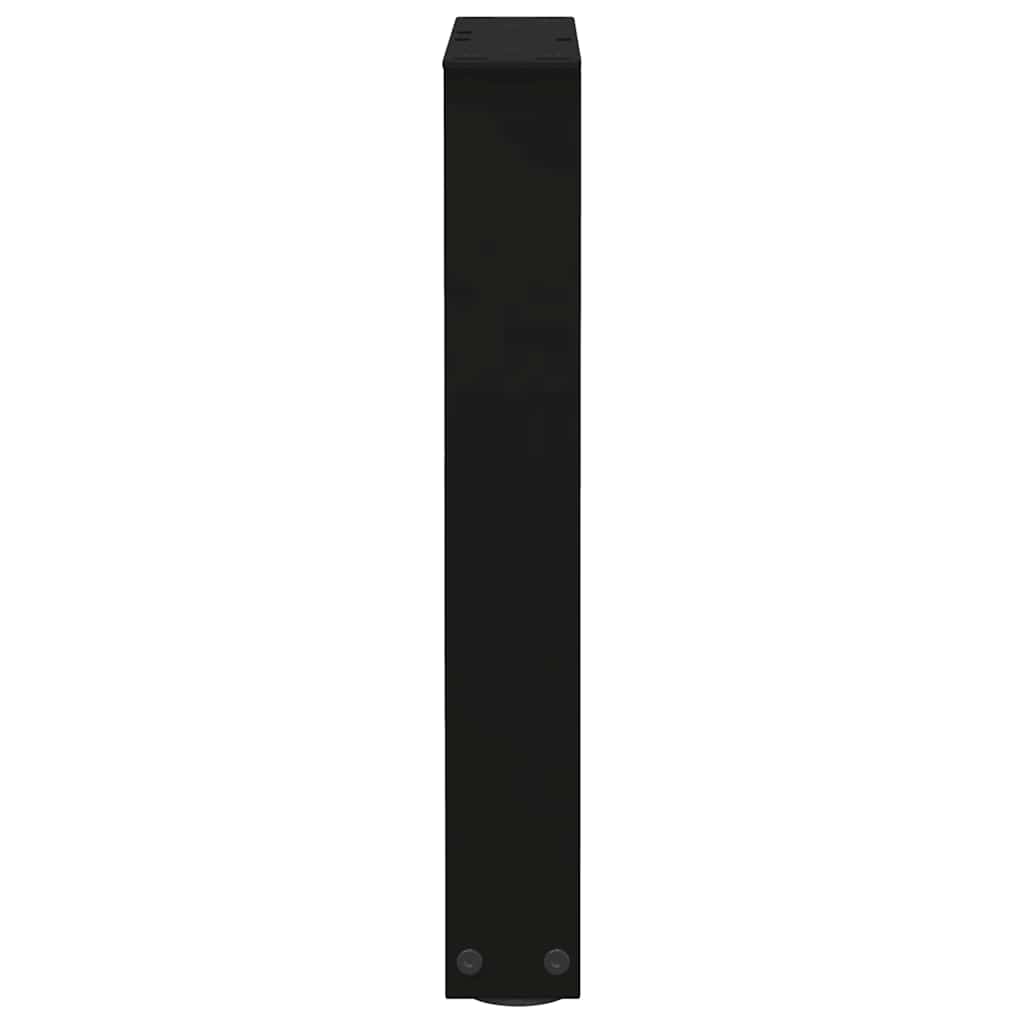 vidaXL Coffee Table Legs V-Shape 2 pcs Black 38x(42-43.3) cm Steel
