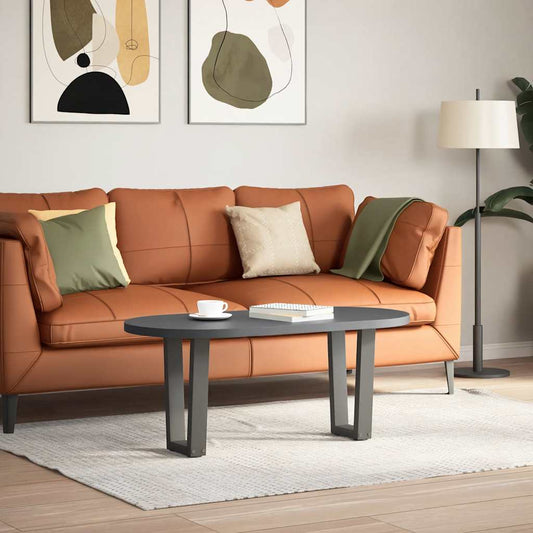 vidaXL Coffee Table Legs V-Shape 2 pcs Anthracite 38x(42-43.3) cm Steel