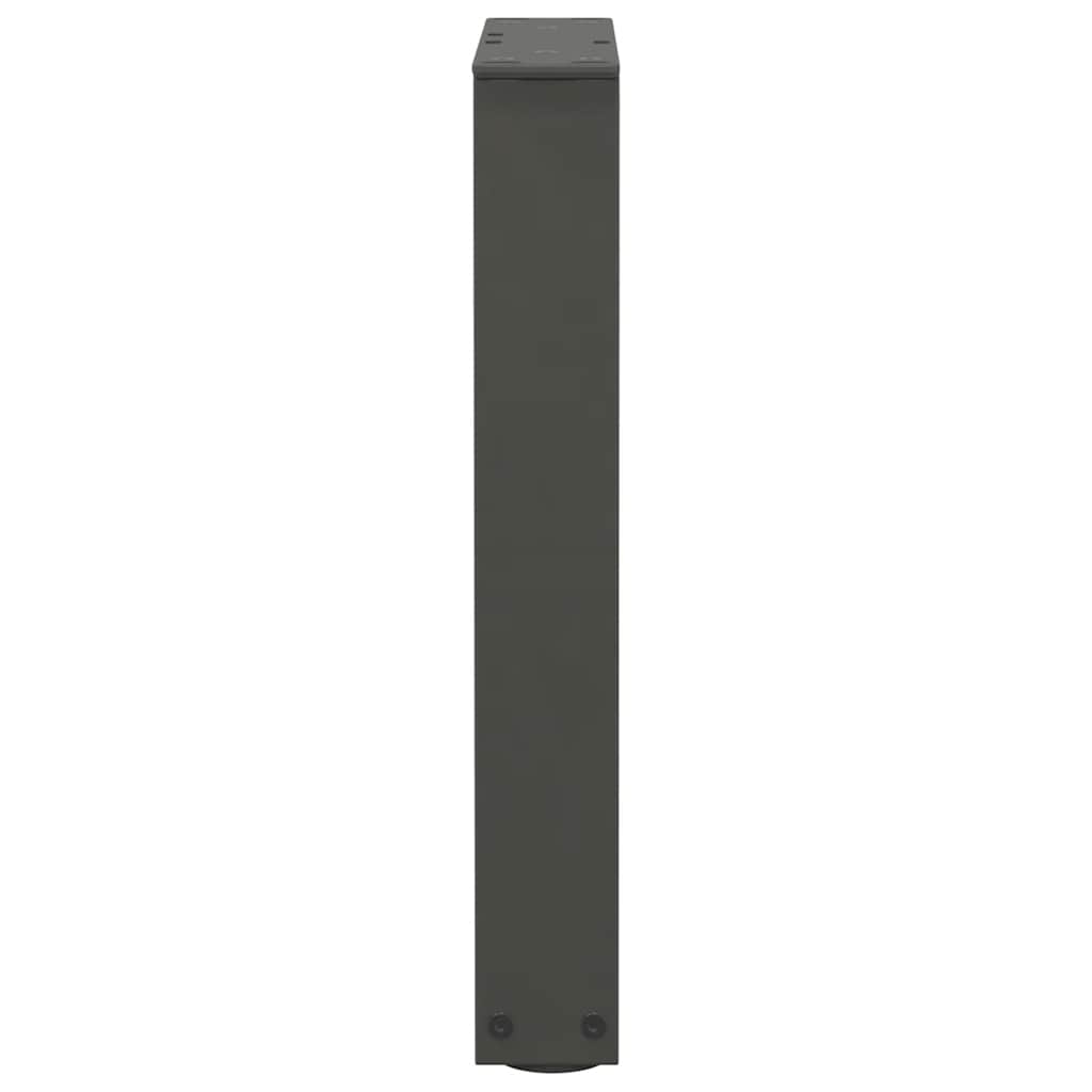 vidaXL Coffee Table Legs V-Shape 2 pcs Anthracite 38x(42-43.3) cm Steel