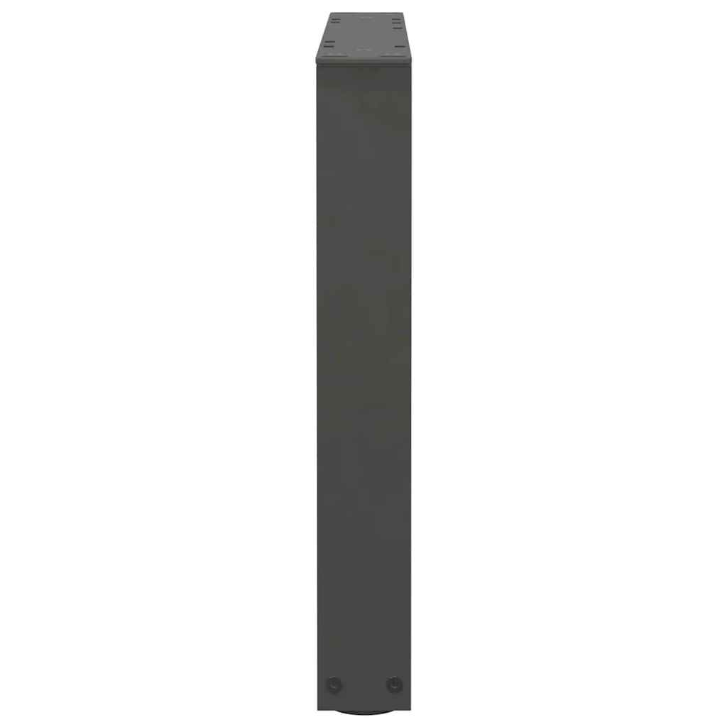 vidaXL Coffee Table Legs V-Shape 2 pcs Anthracite 50x(42-43.3) cm Steel