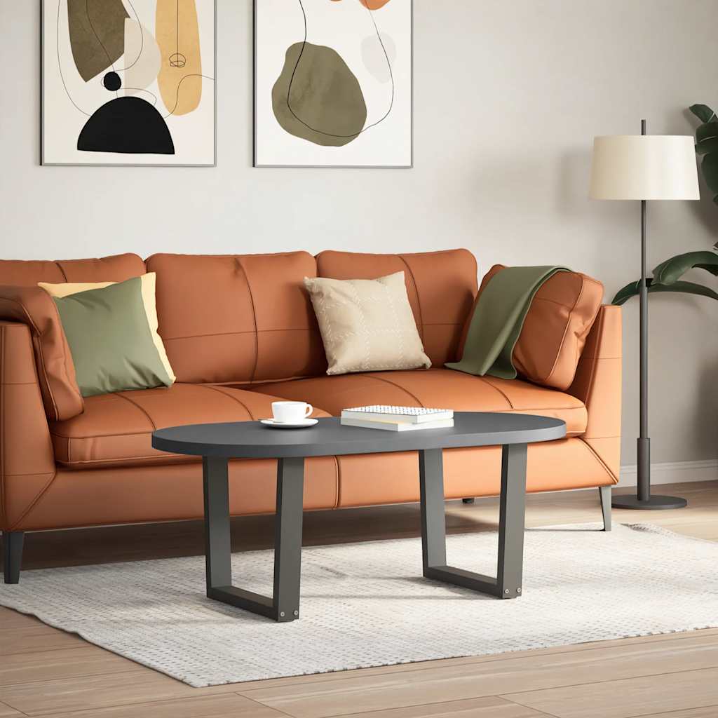 vidaXL Coffee Table Legs V-Shape 2 pcs Anthracite 60x(42-43.3) cm Steel