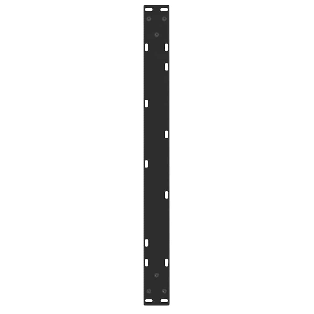 vidaXL Coffee Table Legs V-Shape 2 pcs Black 70x(42-43.3) cm Steel