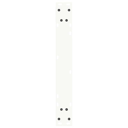 vidaXL Dining Table Legs V-Shape 2 pcs White 60x(72-73.3) cm Steel