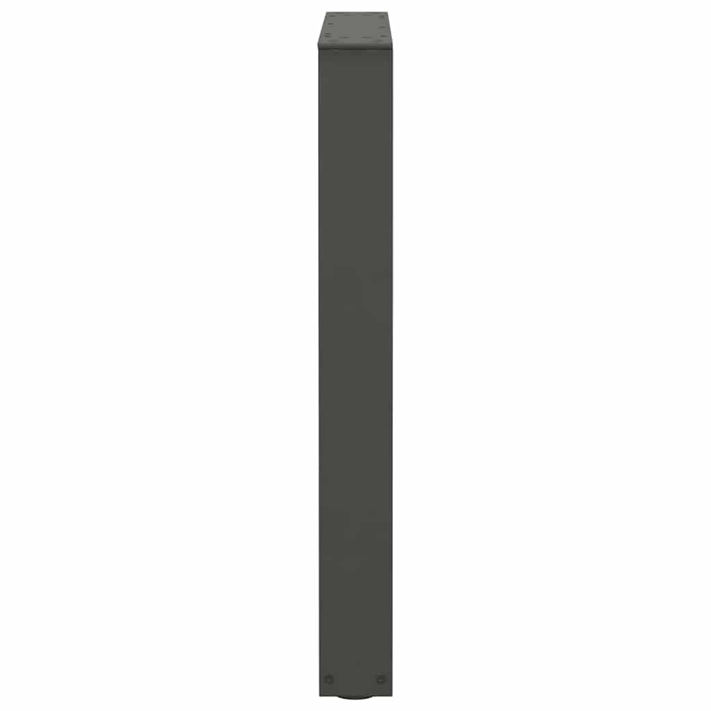 vidaXL Dining Table Legs V-Shape 2 pcs Anthracite 60x(72-73.3) cm Steel