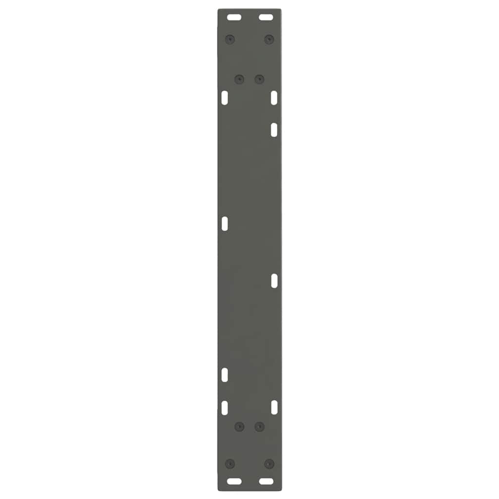 vidaXL Dining Table Legs V-Shape 2 pcs Anthracite 60x(72-73.3) cm Steel