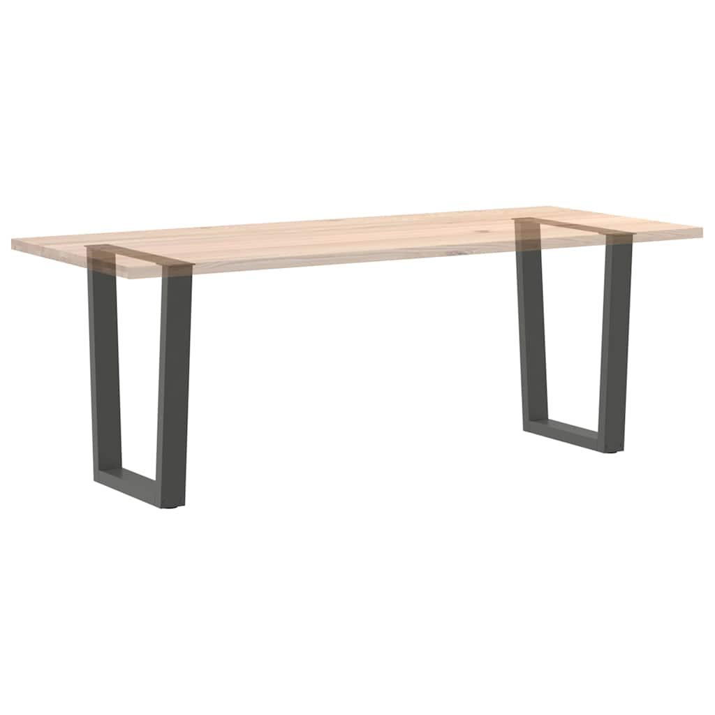 vidaXL Dining Table Legs V-Shape 2 pcs Anthracite 60x(72-73,3) cm Steel