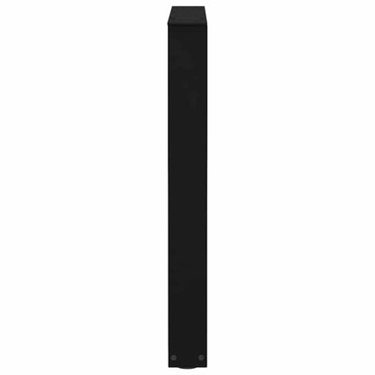 vidaXL Dining Table Leg | Black | Powder-coated steel | Medium