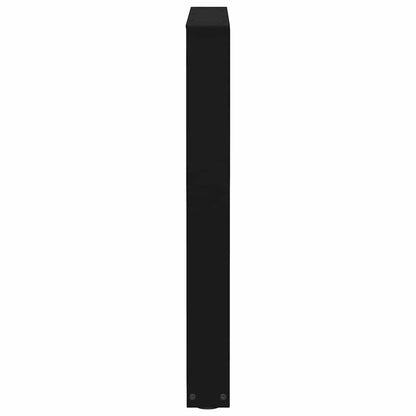 vidaXL Dining Table Legs V-Shape 2 pcs Black 70x(72-73.3) cm Steel