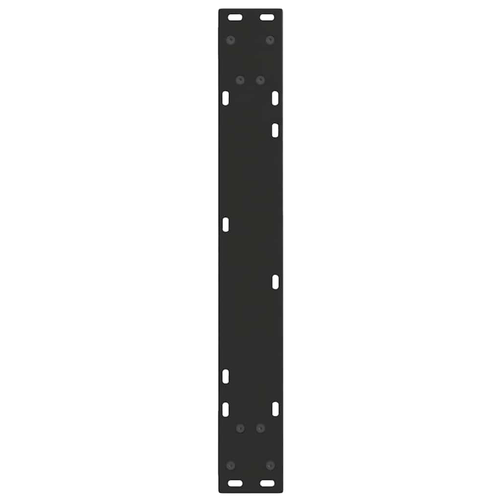 vidaXL Dining Table Leg | Black | Powder-coated steel | Medium