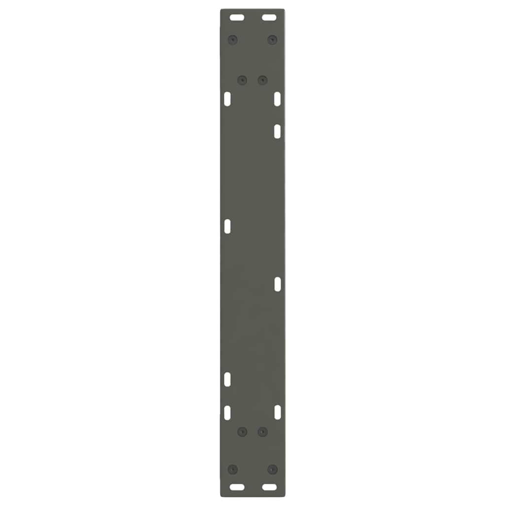 vidaXL Dining Table Legs V-Shape 2 pcs Anthracite 70x(72-73.3) cm Steel