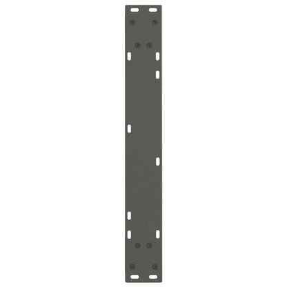 vidaXL Dining Table Legs V-Shape 2 pcs Anthracite 70x(72-73.3) cm Steel