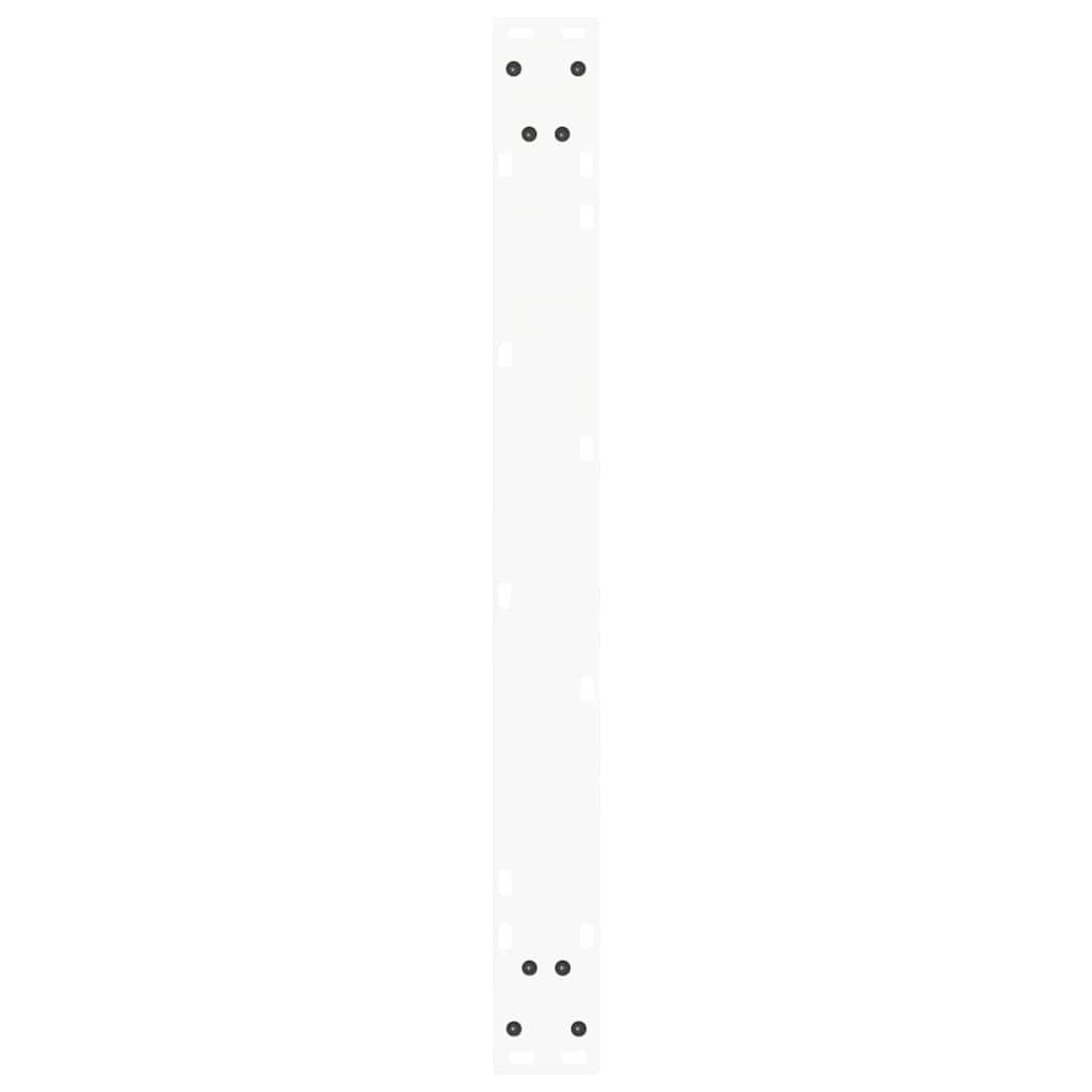 vidaXL Dining Table Legs V-Shape 2 pcs White 80x(72-73,3) cm Steel
