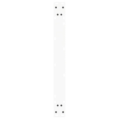 vidaXL Dining Table Legs V-Shape 2 pcs White 80x(72-73,3) cm Steel