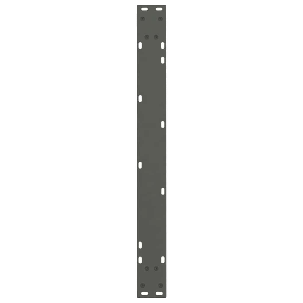 vidaXL Dining Table Legs V-Shape 2 pcs Anthracite 80x(72-73.3) cm Steel