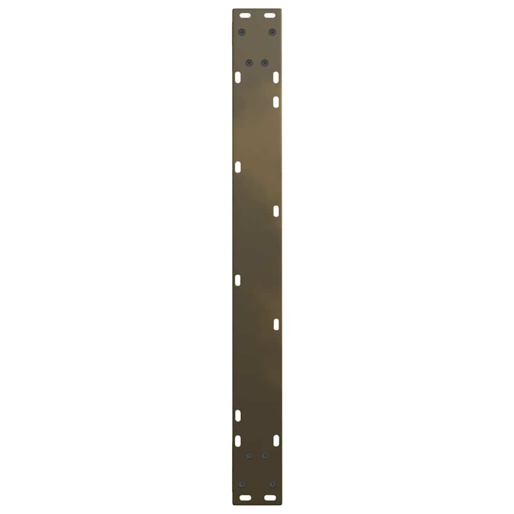 vidaXL Dining Table Legs V-Shape 2 pcs Natural Steel 80x(72-73,3) cm Steel