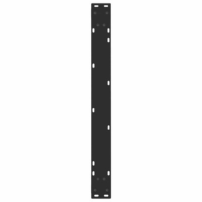 vidaXL Dining Table Legs V-Shape 2 pcs Black 90x(72-73.3) cm Steel