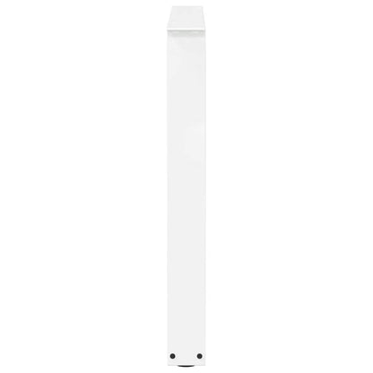 vidaXL Dining Table Legs V-Shape 2 pcs White 90x(72-73.3) cm Steel