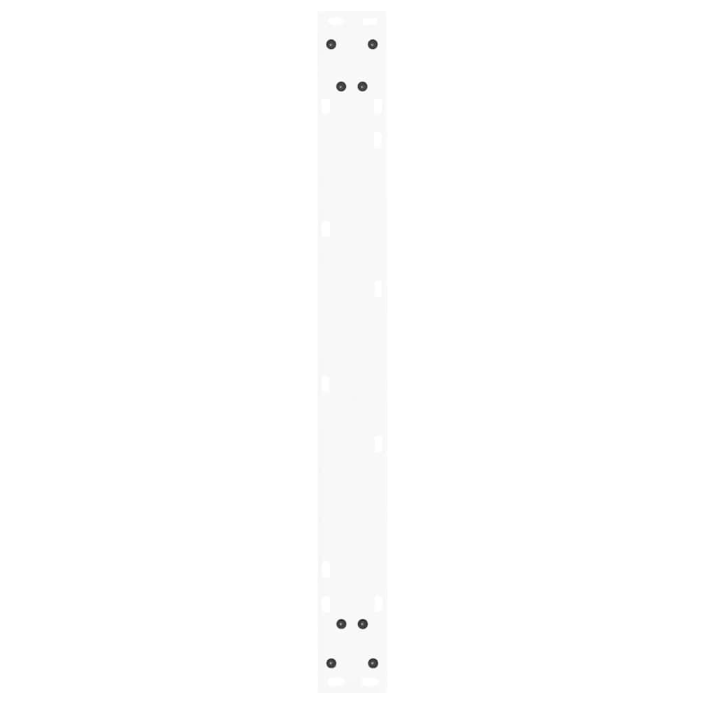 vidaXL Dining Table Legs V-Shape 2 pcs White 90x(72-73.3) cm Steel