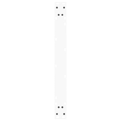 vidaXL Dining Table Legs V-Shape 2 pcs White 90x(72-73.3) cm Steel