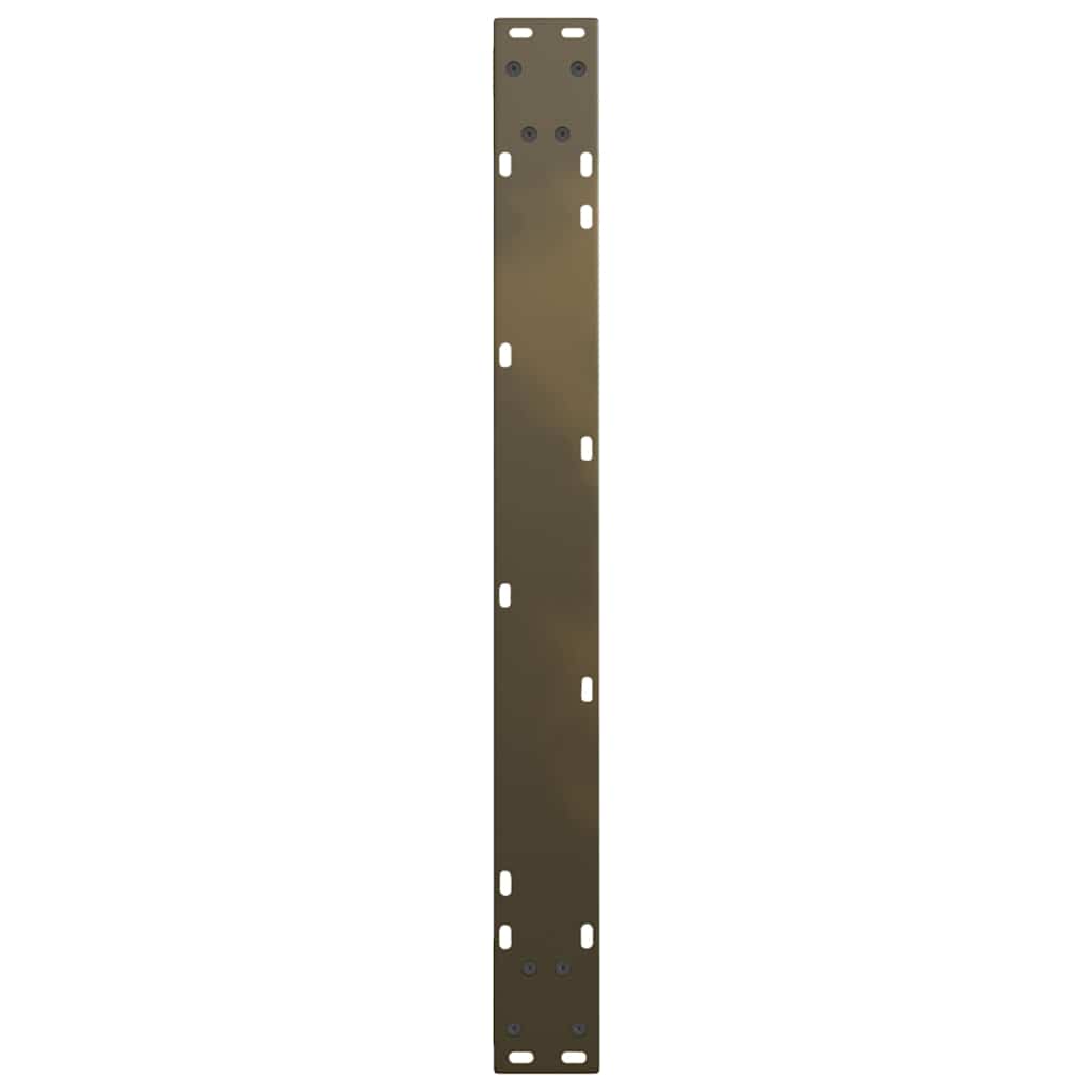 vidaXL Dining Table Legs V-Shape 2 pcs Natural Steel 90x(72-73.3) cm Steel