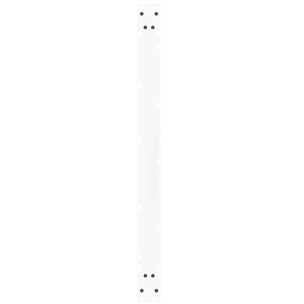 vidaXL Dining Table Legs V-Shape 2 pcs White 100x(72-73.3) cm Steel