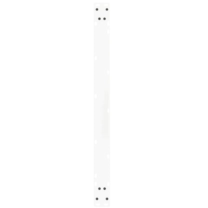 vidaXL Dining Table Legs V-Shape 2 pcs White 100x(72-73.3) cm Steel