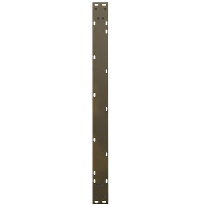 vidaXL Dining Table Legs V-Shape 2 pcs Natural Steel 100x(72-73.3) cm Steel