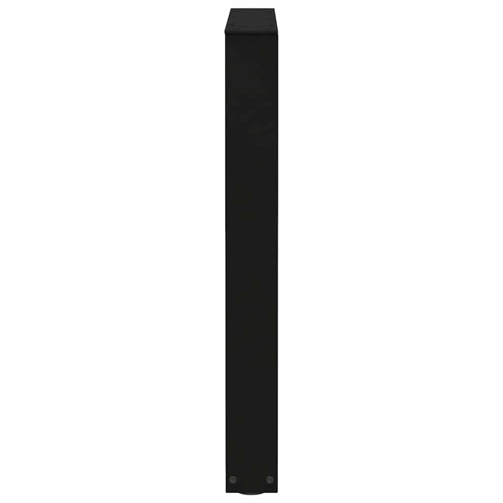 vidaXL Dining Table Legs V-Shape 3 pcs Black 70x(72-73.3) cm Steel