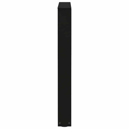 vidaXL Dining Table Legs V-Shape 3 pcs Black 70x(72-73.3) cm Steel