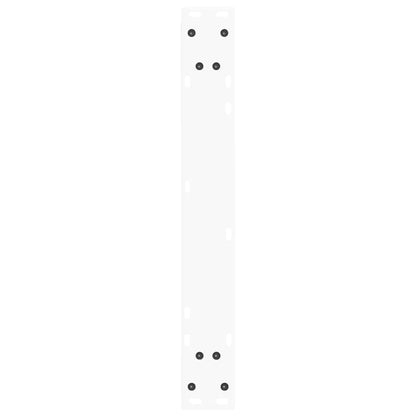 vidaXL Dining Table Legs V-Shape 3 pcs White 70x(72-73.3) cm Steel
