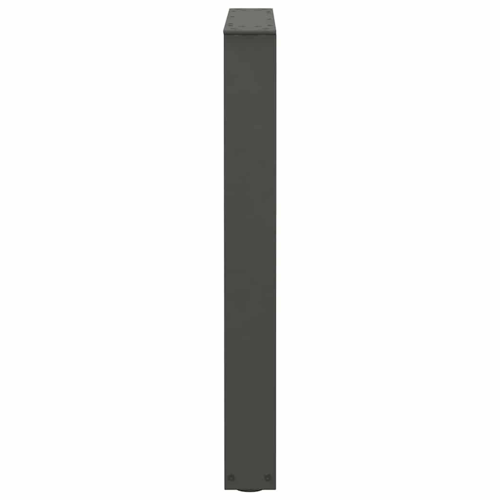 vidaXL Dining Table Legs V-Shape 3 pcs Anthracite 70x(72-73,3) cm Steel