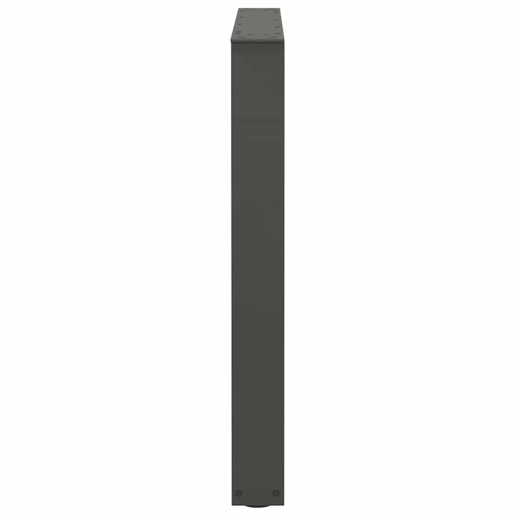 vidaXL Dining Table Legs V-Shape 3 pcs Anthracite 80x(72-73,3) cm Steel