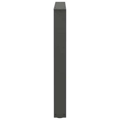 vidaXL Dining Table Legs V-Shape 3 pcs Anthracite 80x(72-73,3) cm Steel