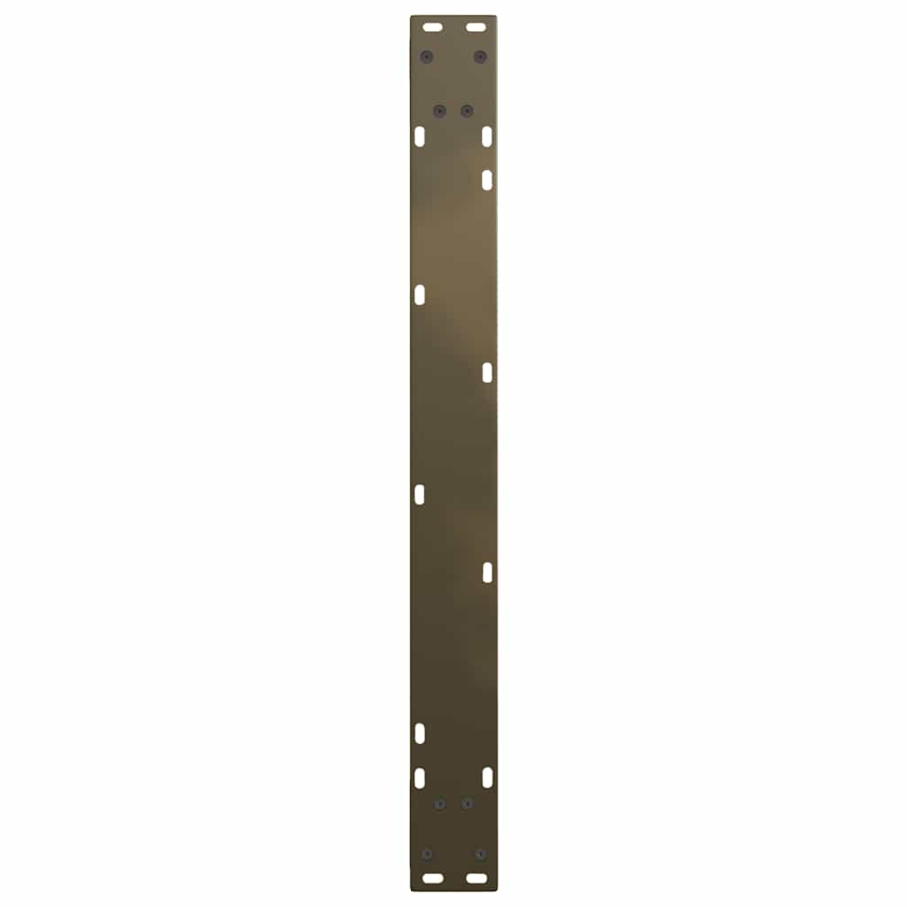 vidaXL Dining Table Legs V-Shape 3 pcs Natural Steel 80x(72-73,3) cm Steel