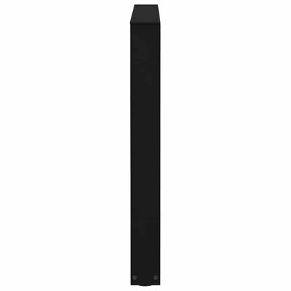 vidaXL Dining Table Legs V-Shape 3 pcs Black 90x(72-73.3) cm Steel