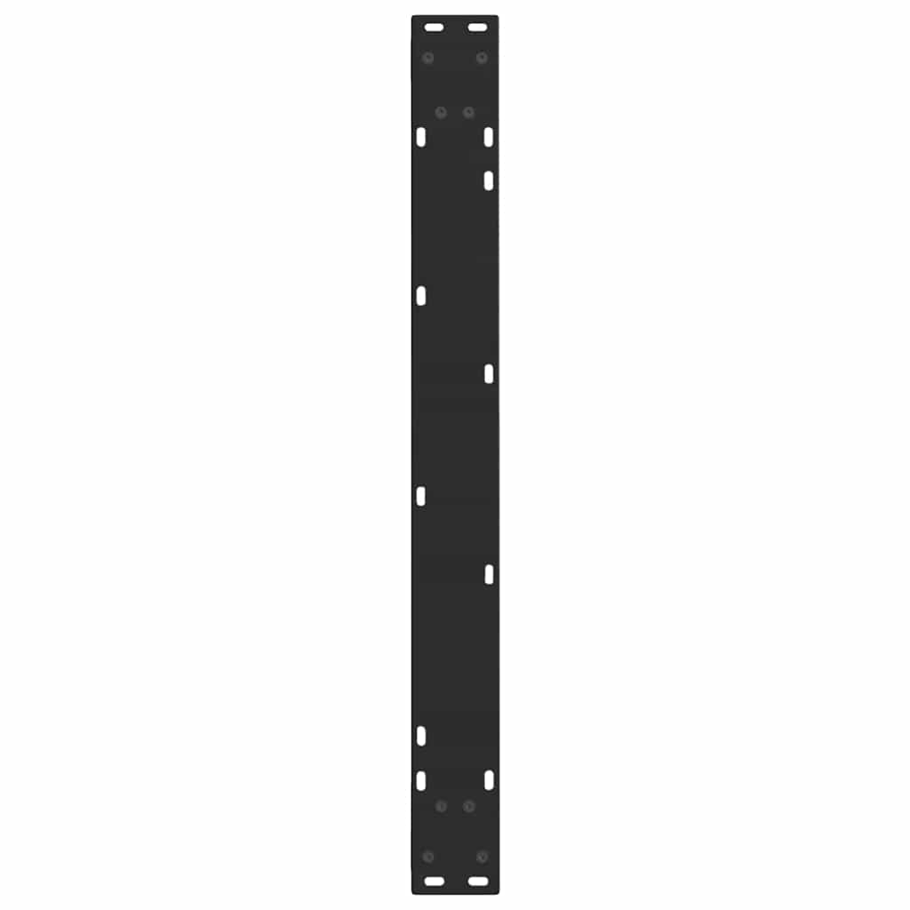 vidaXL Dining Table Legs V-Shape 3 pcs Black 90x(72-73.3) cm Steel