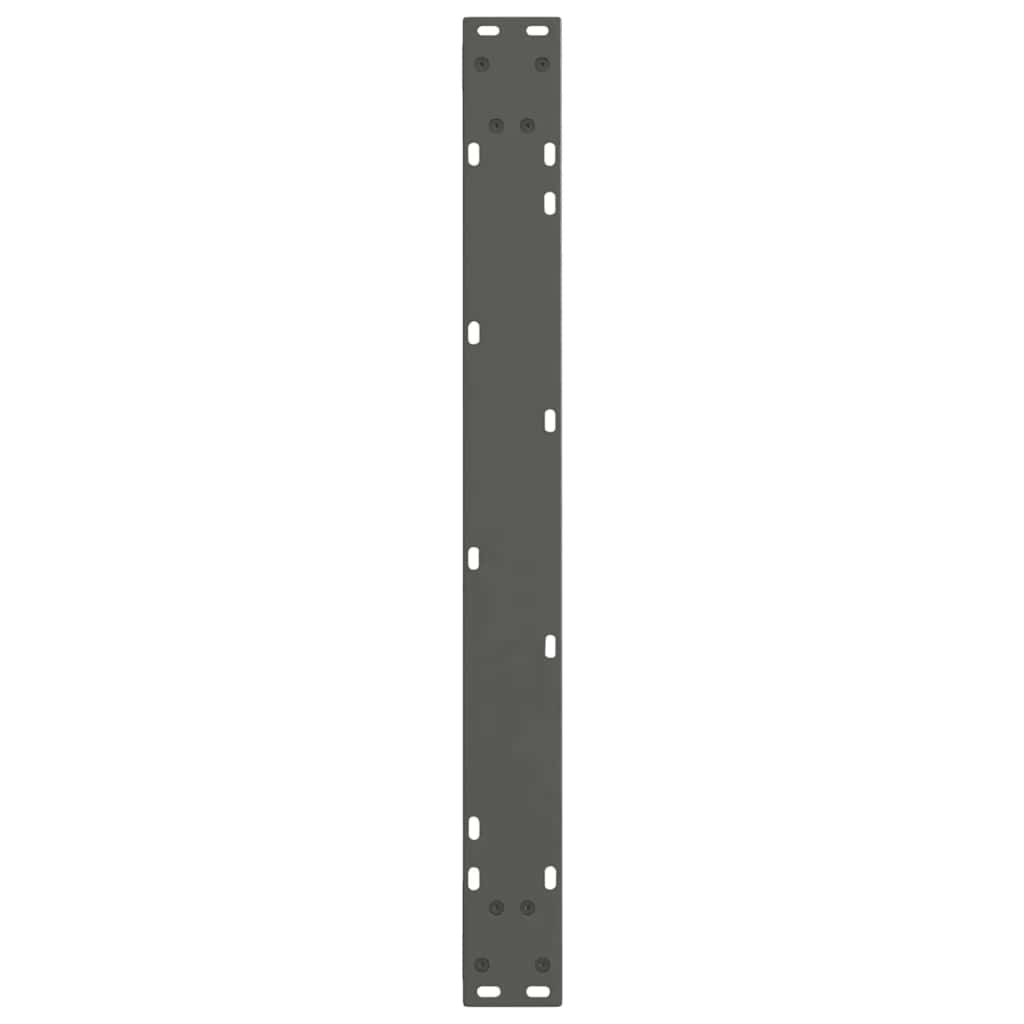 vidaXL Dining Table Legs V-Shape 3 pcs Anthracite 90x(72-73.3) cm Steel