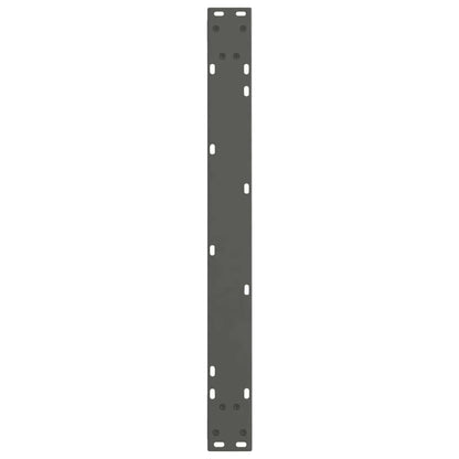 vidaXL Dining Table Legs V-Shape 3 pcs Anthracite 90x(72-73.3) cm Steel