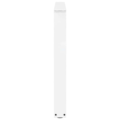 vidaXL Dining Table Legs V-Shape 3 pcs White 100x(72-73.3) cm Steel